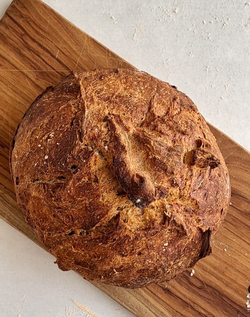 Brot ohne kneten, selbstgebackenes Brot