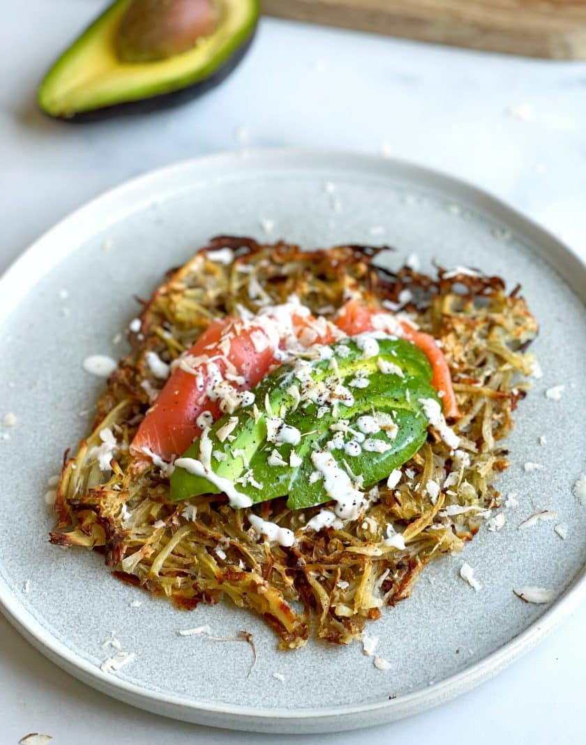 Avocado Lachs Rösti