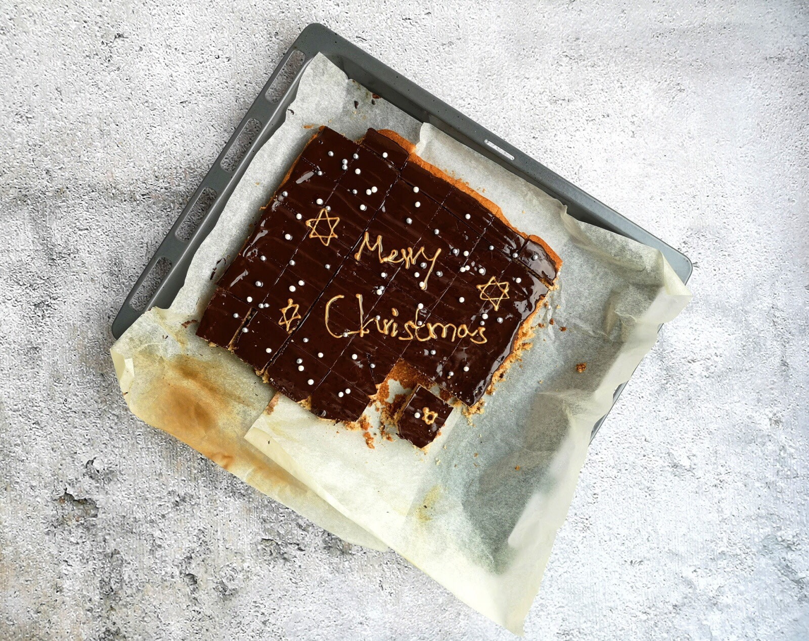 Saftiger Lebkuchen vom Blech
