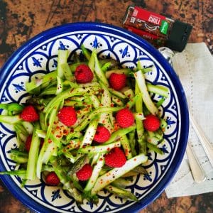 Spargel Himbeer Salat