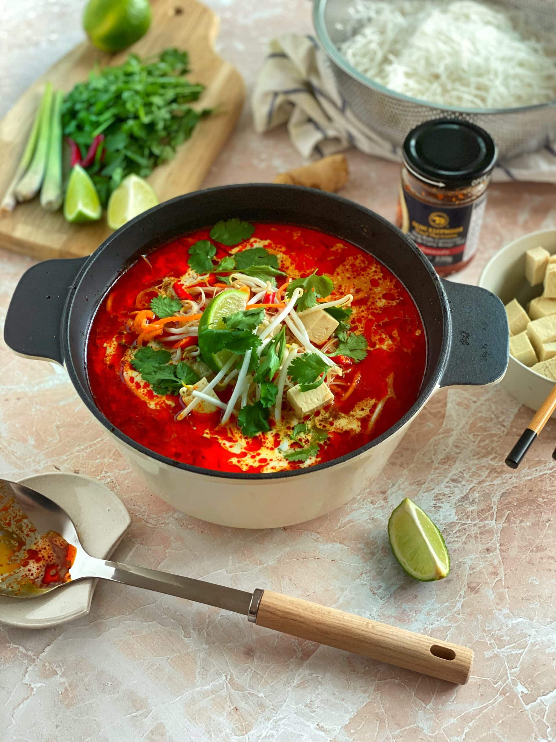 Curry Laksa Suppe