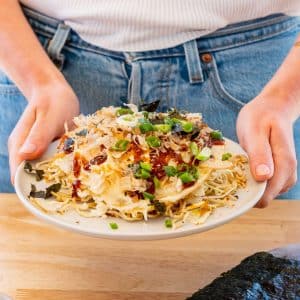 Okonomiyaki, japanisch, Weisskohl
