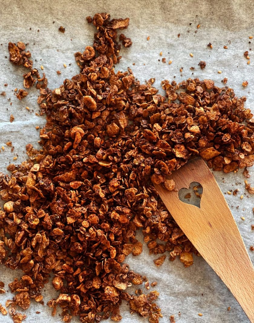 Granola, Schokolade, Müsli, knusprig