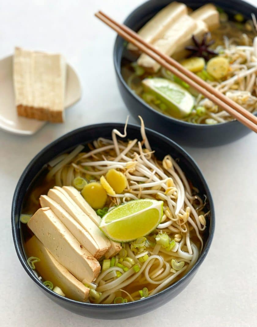 Pho, vietnamesisch, vegetarisch, Gemüse, Nahrin, Bouillon