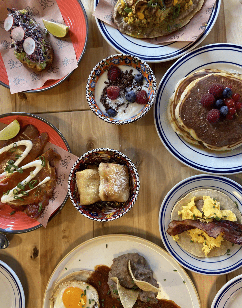 Brunch, mexikanisch, Burrito, amerikanisch