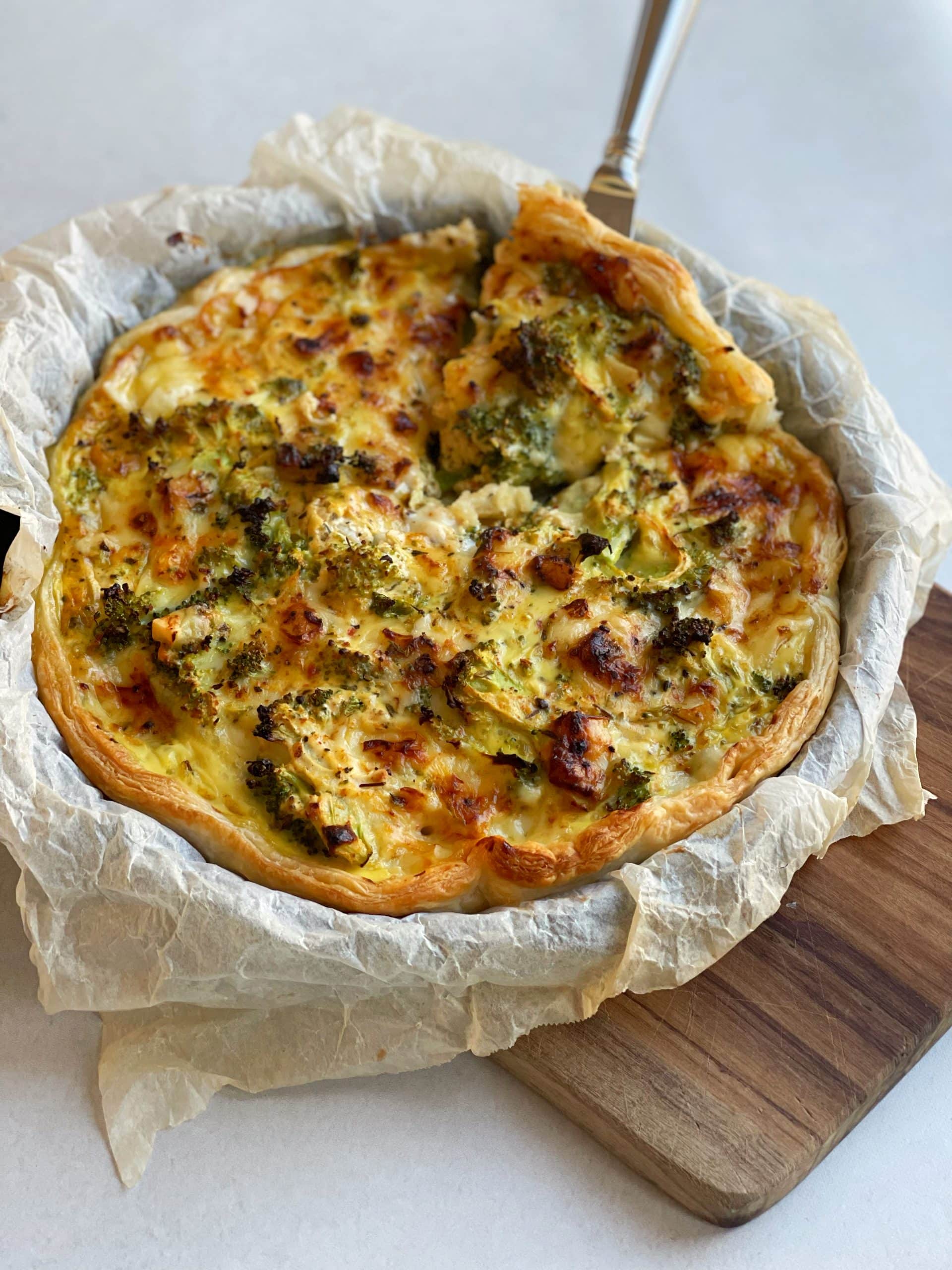 Raclette Brokkoli Quiche