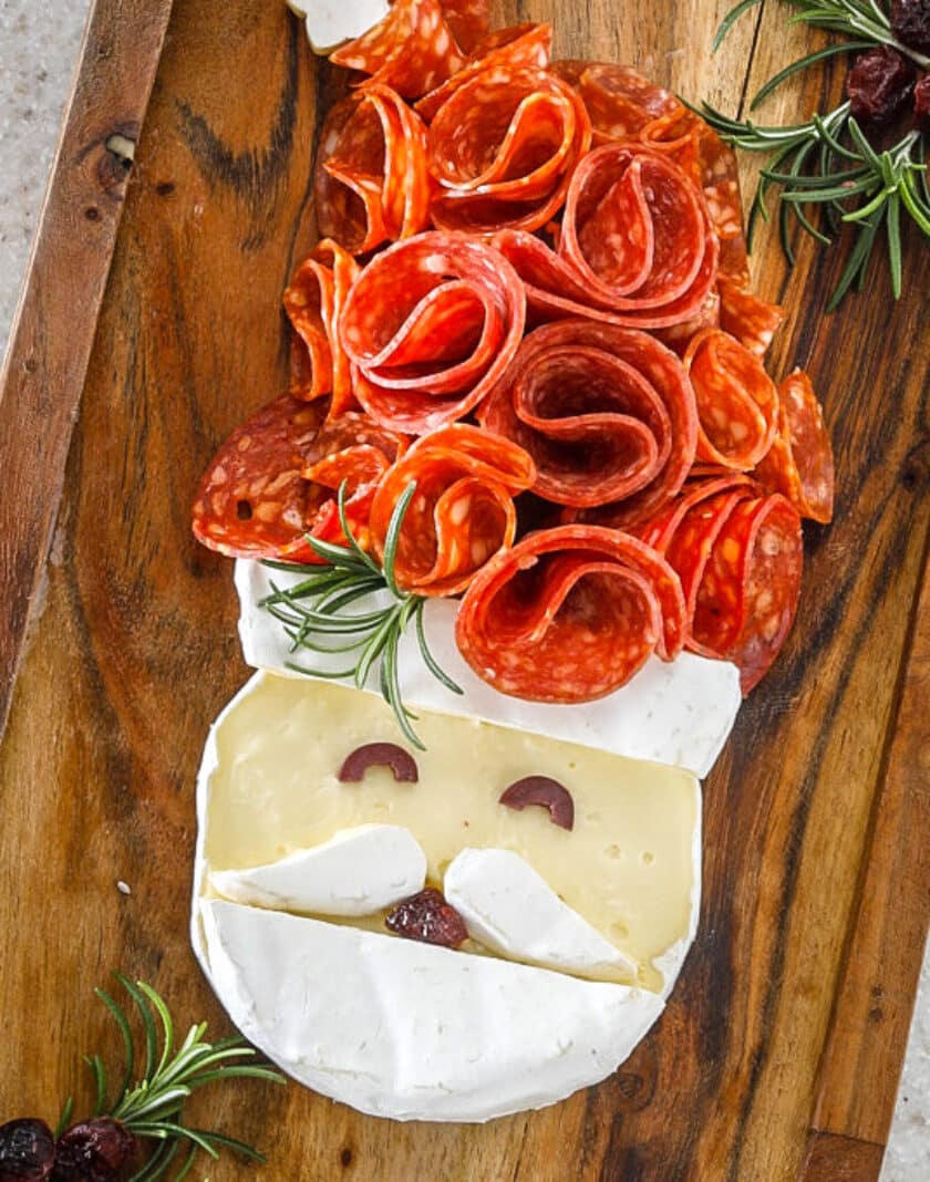 Santa Charcuterie Board