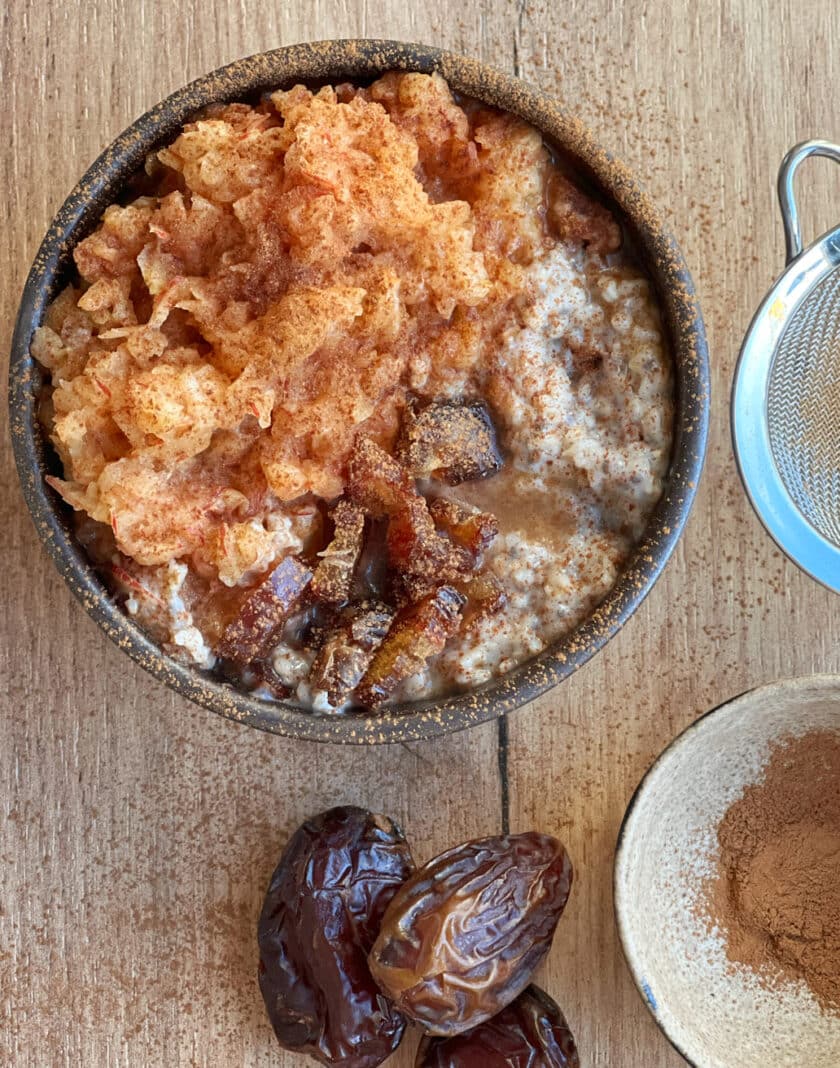 Apfel-Zimt-Porridge