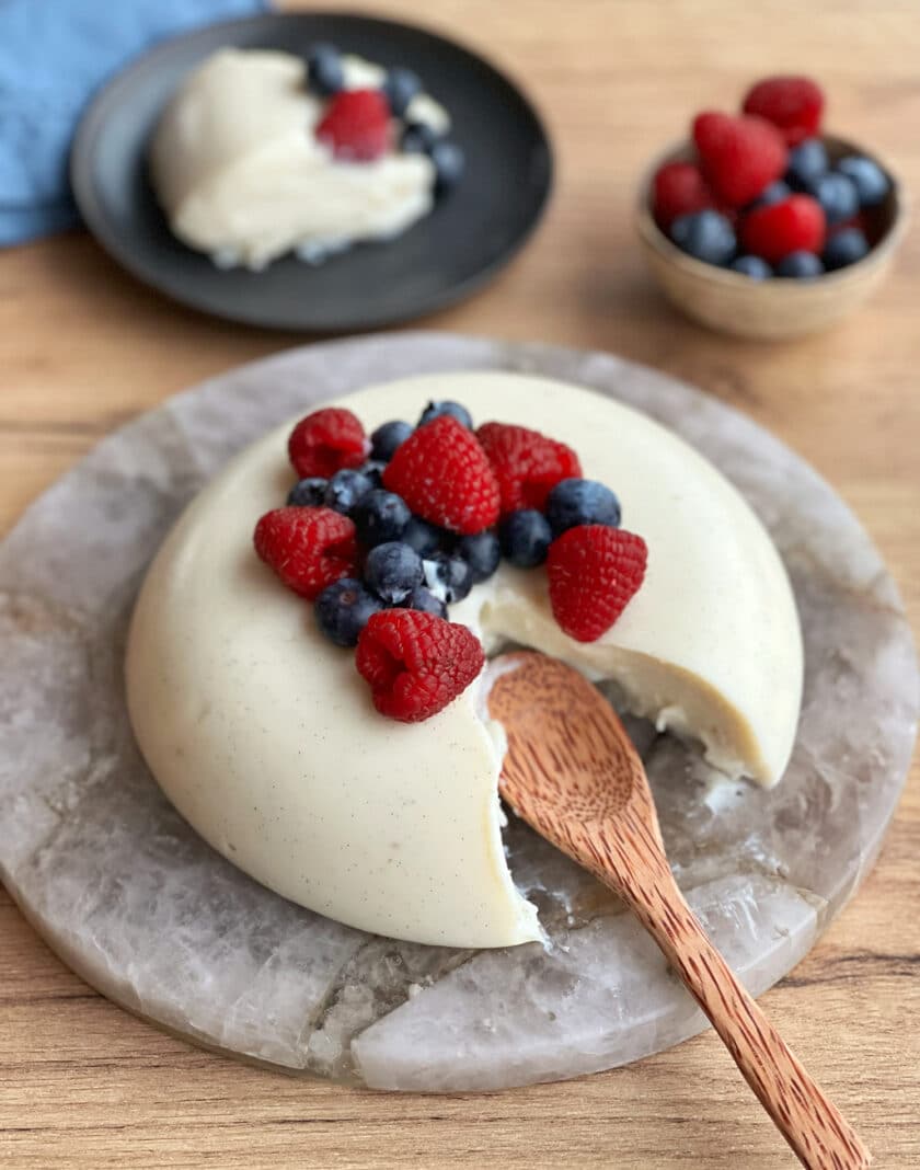selbstgemachter Vanillepudding