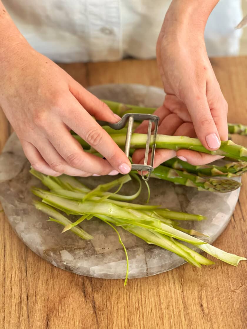 Spargel-Flammkuchen mit Vanille - ANA + NINA