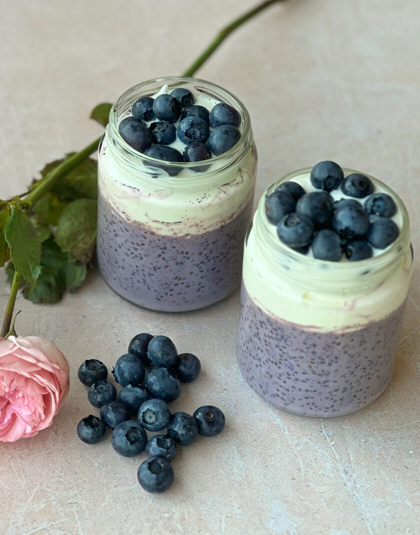 Blaubeer-Chia-Pudding
