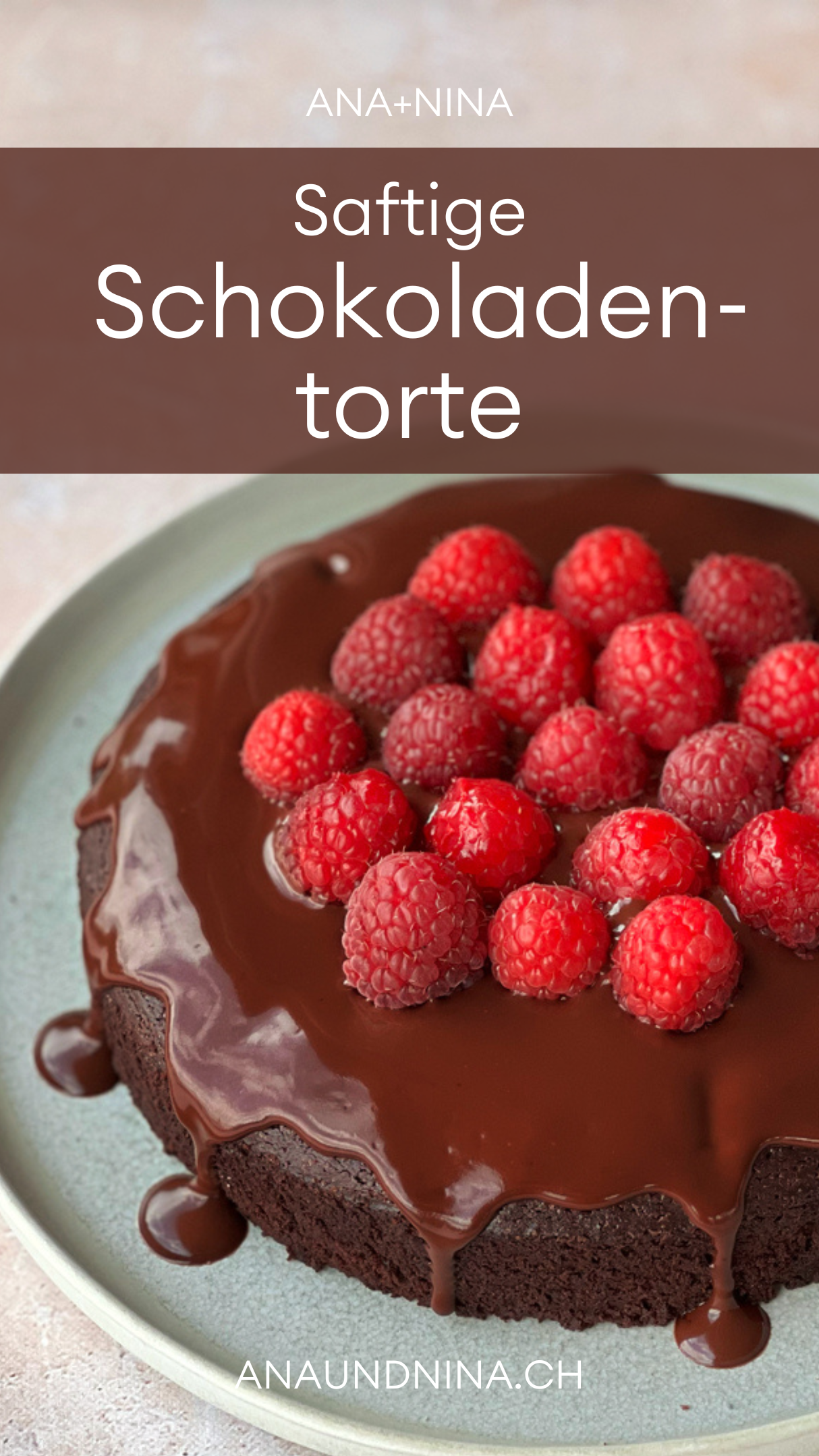 Saftige Schokoladentorte mit nur 5 Zutaten - ANA + NINA Saftige Schokoladentorte mit nur 5 Zutaten - ANA + NINA