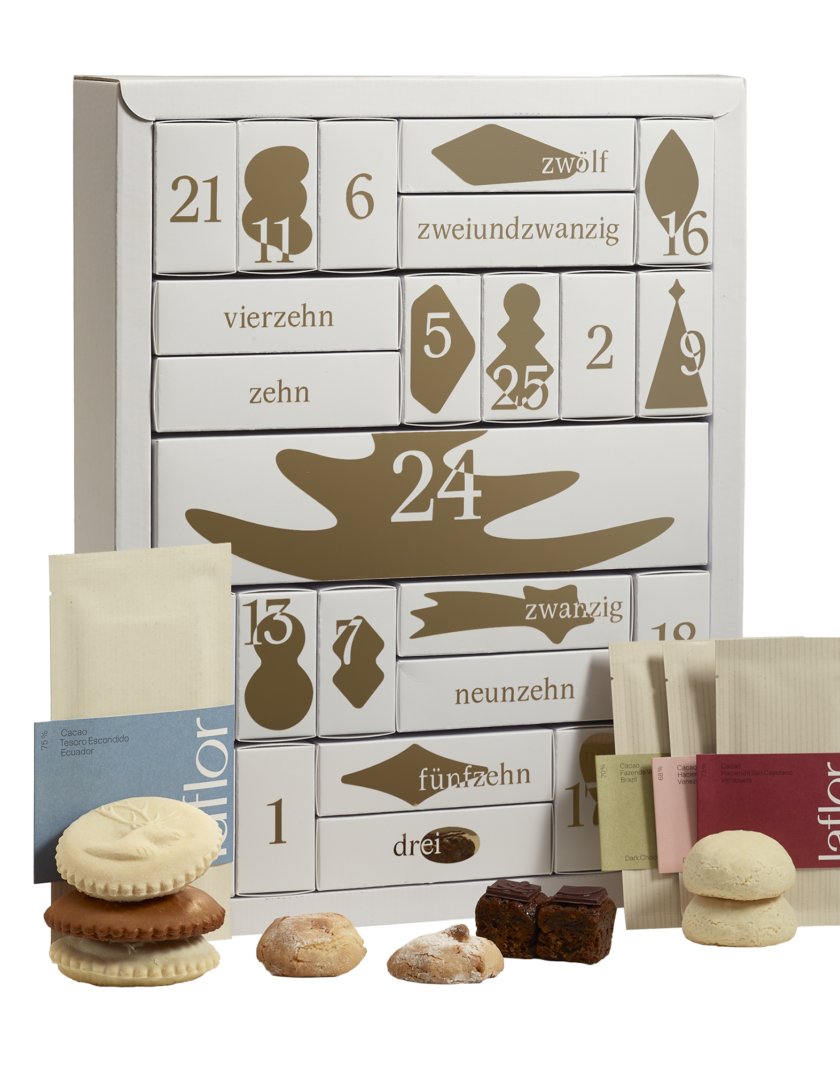 Biber- & Schokolade-Adventskalender PREMIUM von Leibacher & laflor mit ANA+NINA