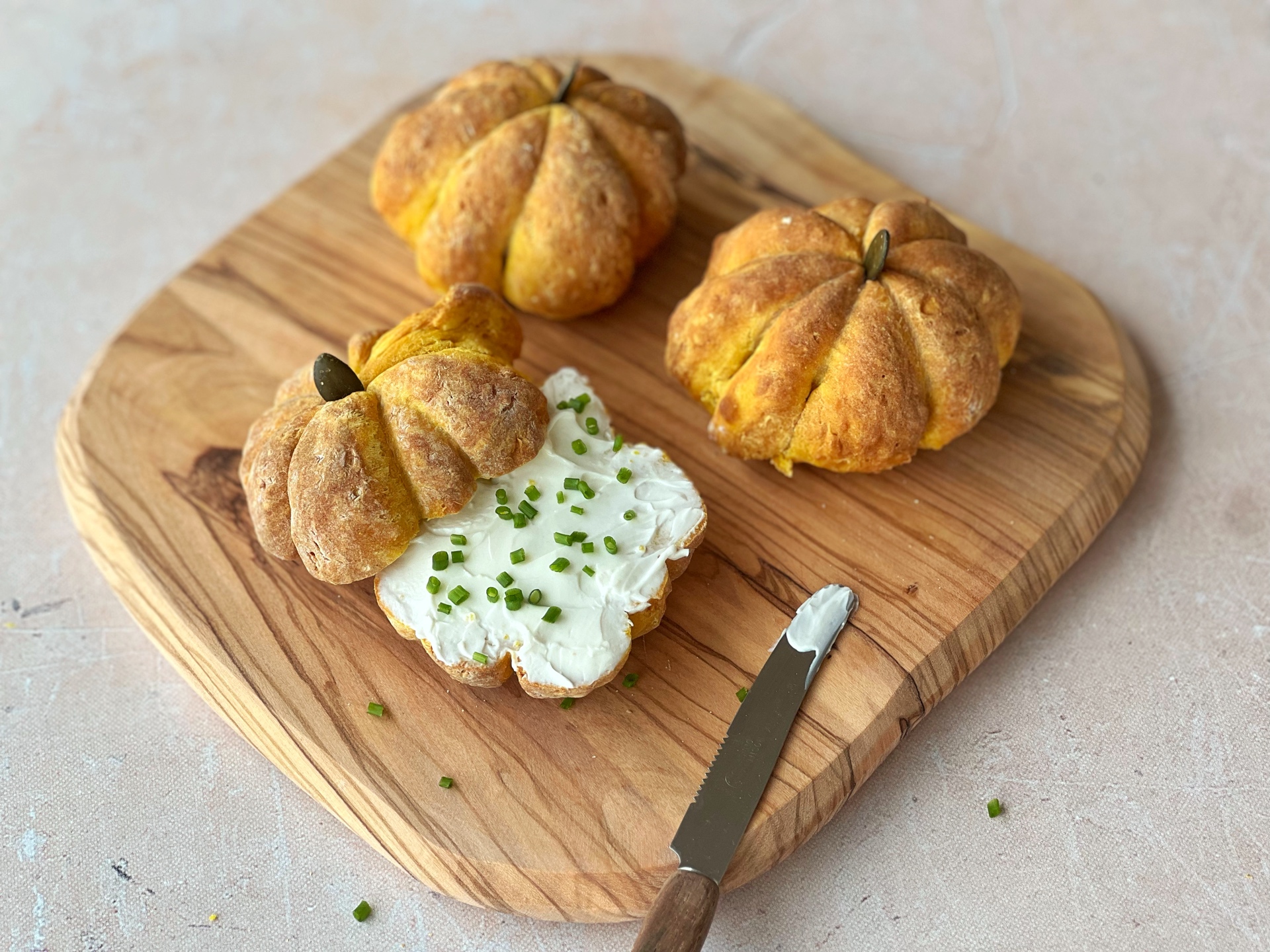 Schnelle Kürbisbrötli