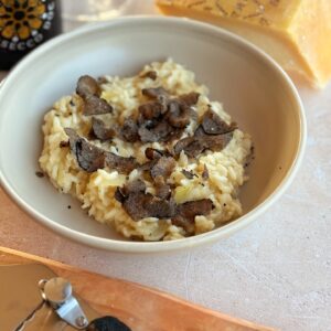 Trüffel Risotto mit Grana Padano g.U. und Prosecco DOC 2 Trüffel Risotto mit Grana Padano g.U. und Prosecco DOC 1