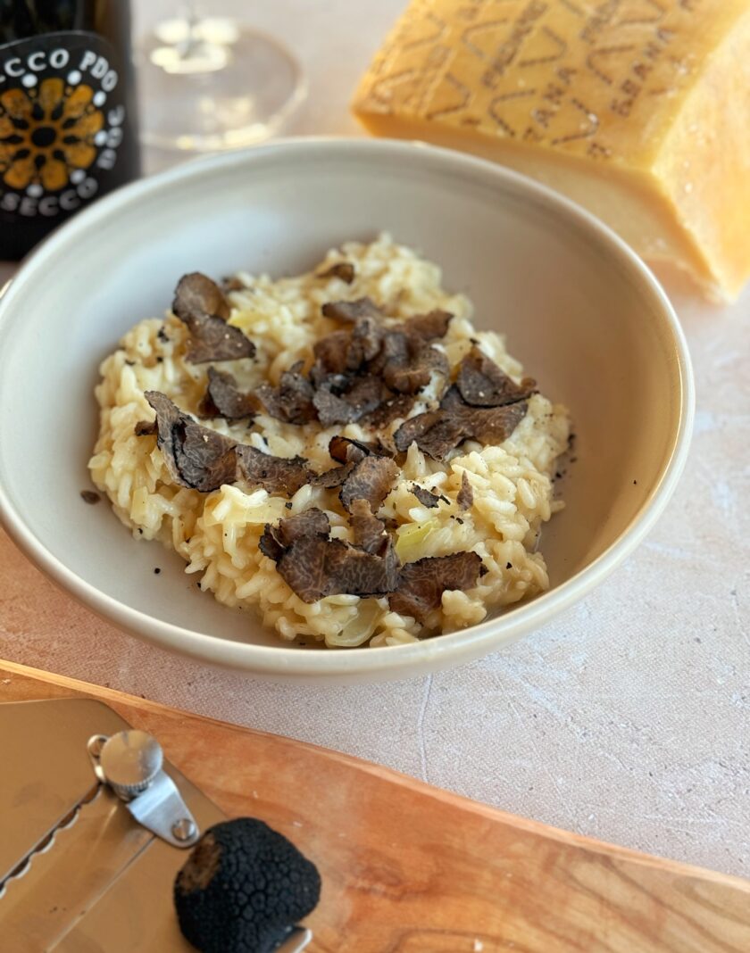 Trüffel Risotto mit Grana Padano g.U. und Prosecco DOC 1