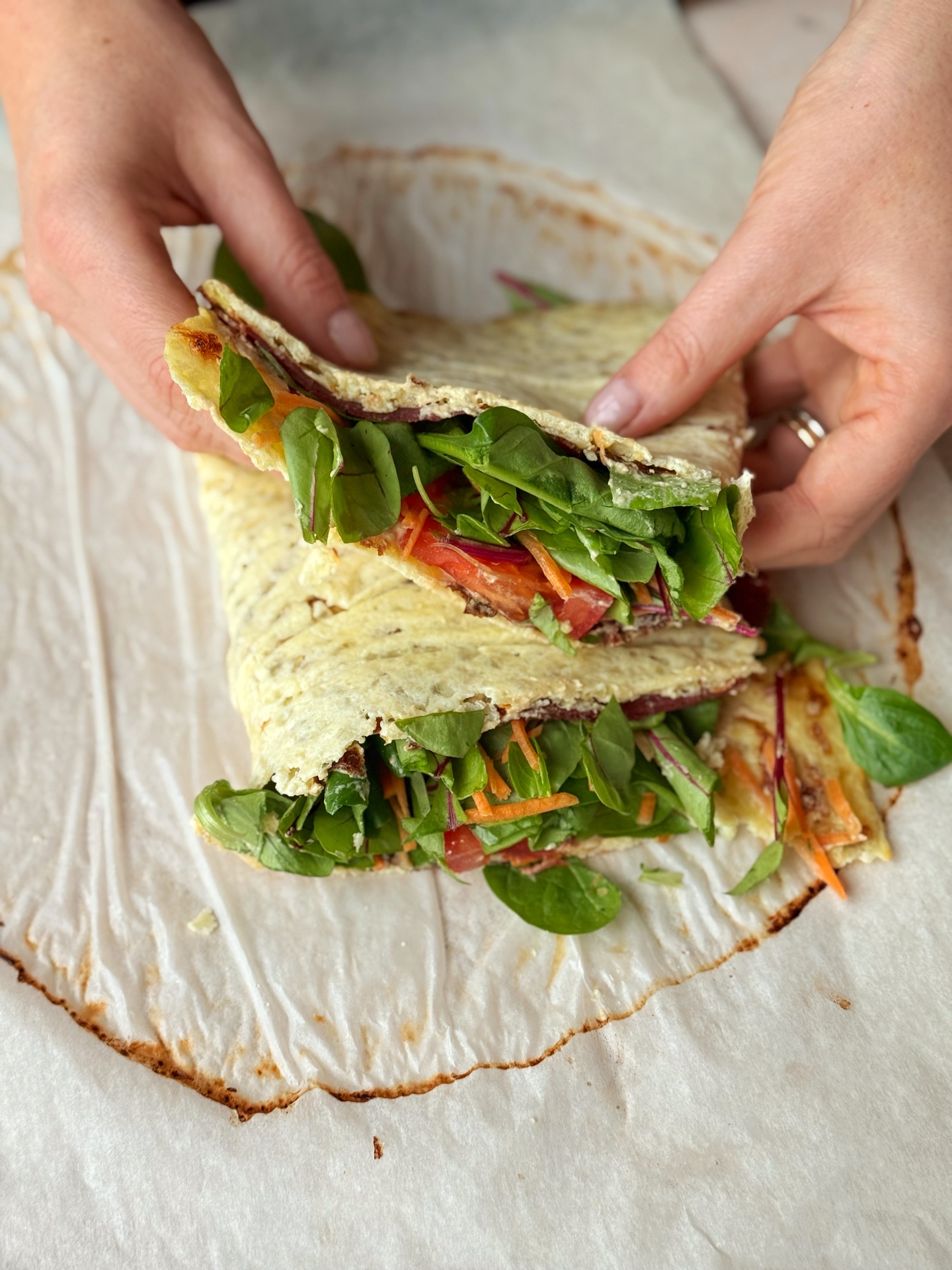 Hüttenkäse Wrap High Protein