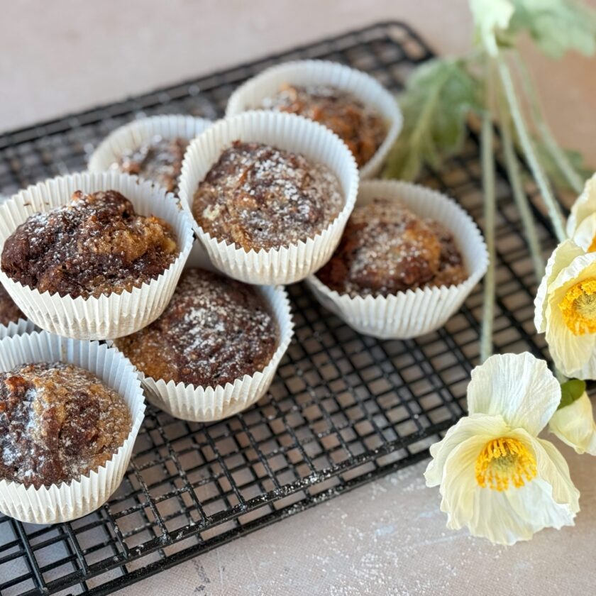 Zuckerfreie Marmor-Bananen-Muffins - ANA + NINA