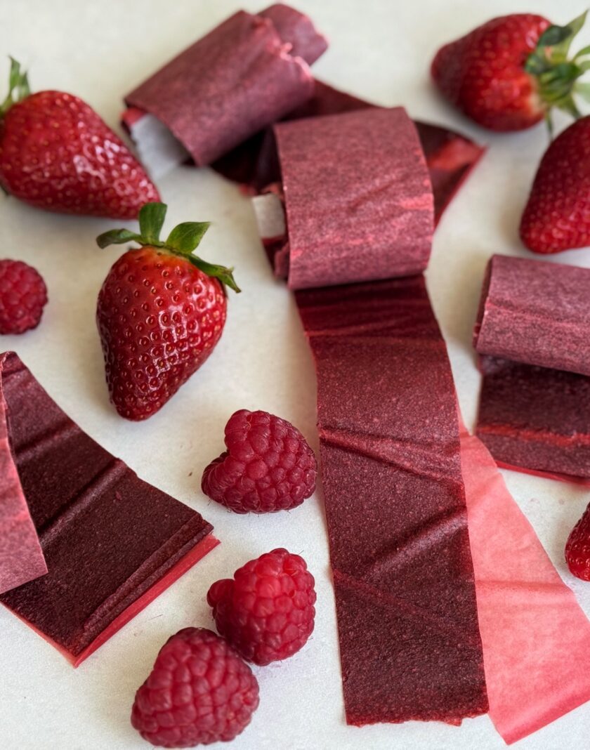 Gesunde Beeren Fruit Roll Ups