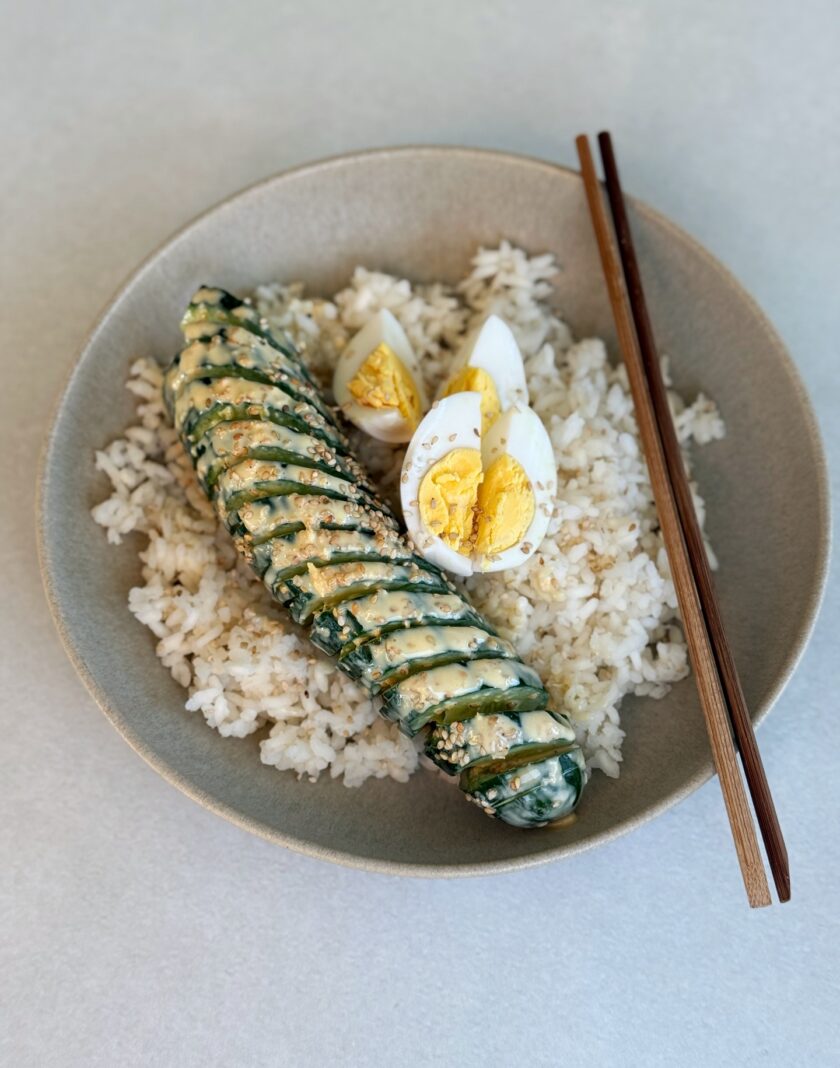 Cremiger Asiatischer Gurkensalat!