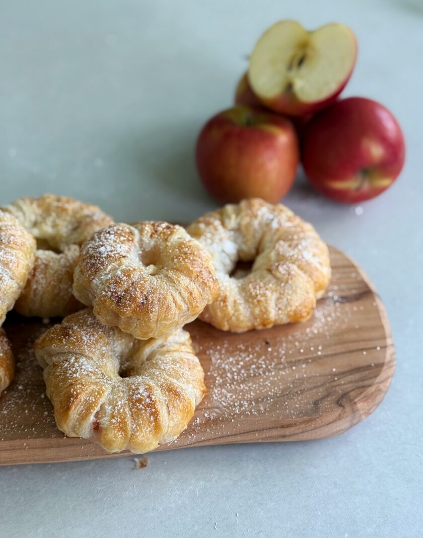 Schnelle Apfel-Blätterteig-Ringe