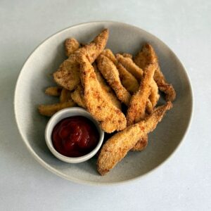 Mini Poulet‑Schnitzel - schnell, knusprig und proteinreich & ausgewogen!